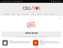 Tablet Screenshot of cellprosfresno.com